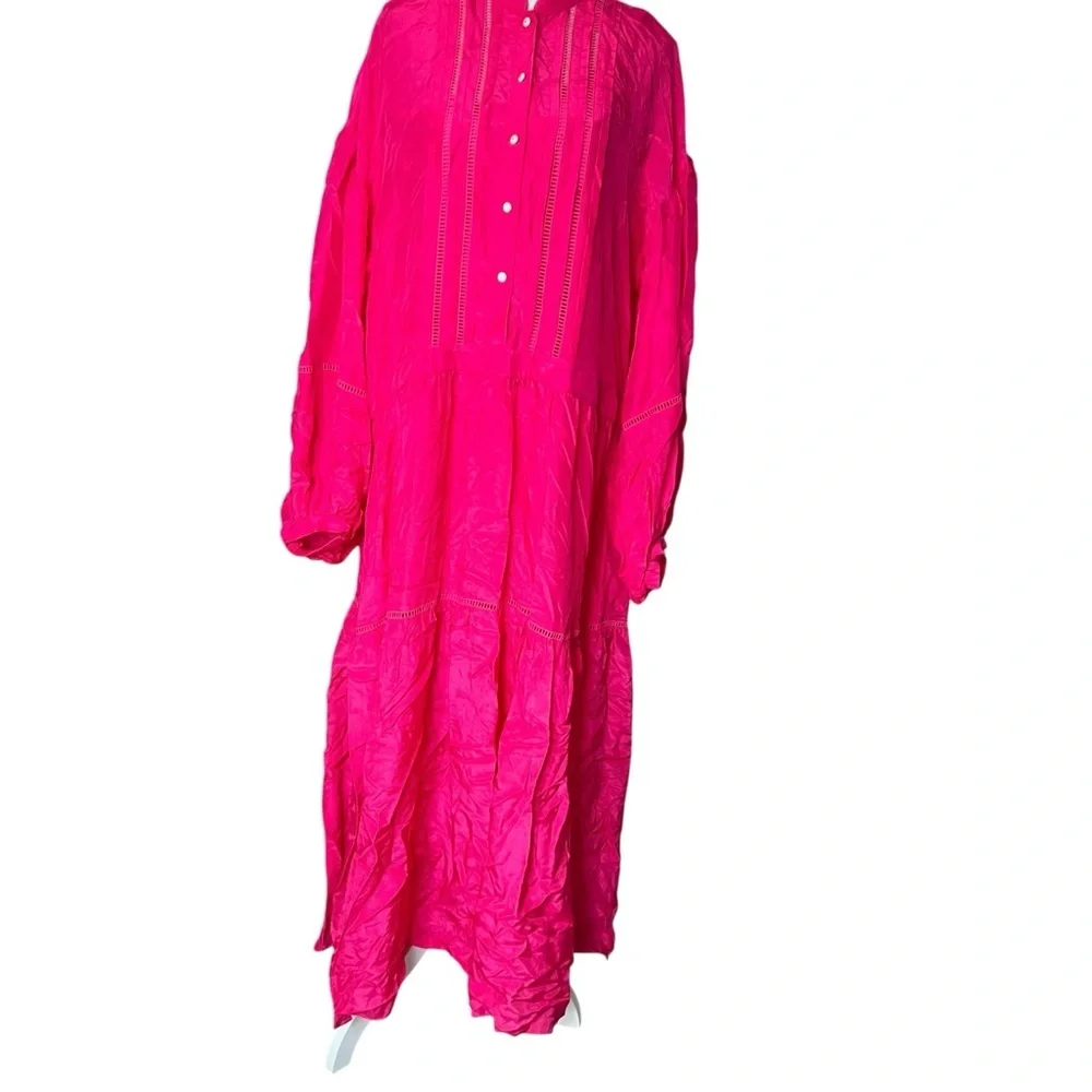 & OTHER STORIES RAMADAN COLLECTION PINK MODEST DRESS SZ EU MEDIUM - Picture 3 of 10